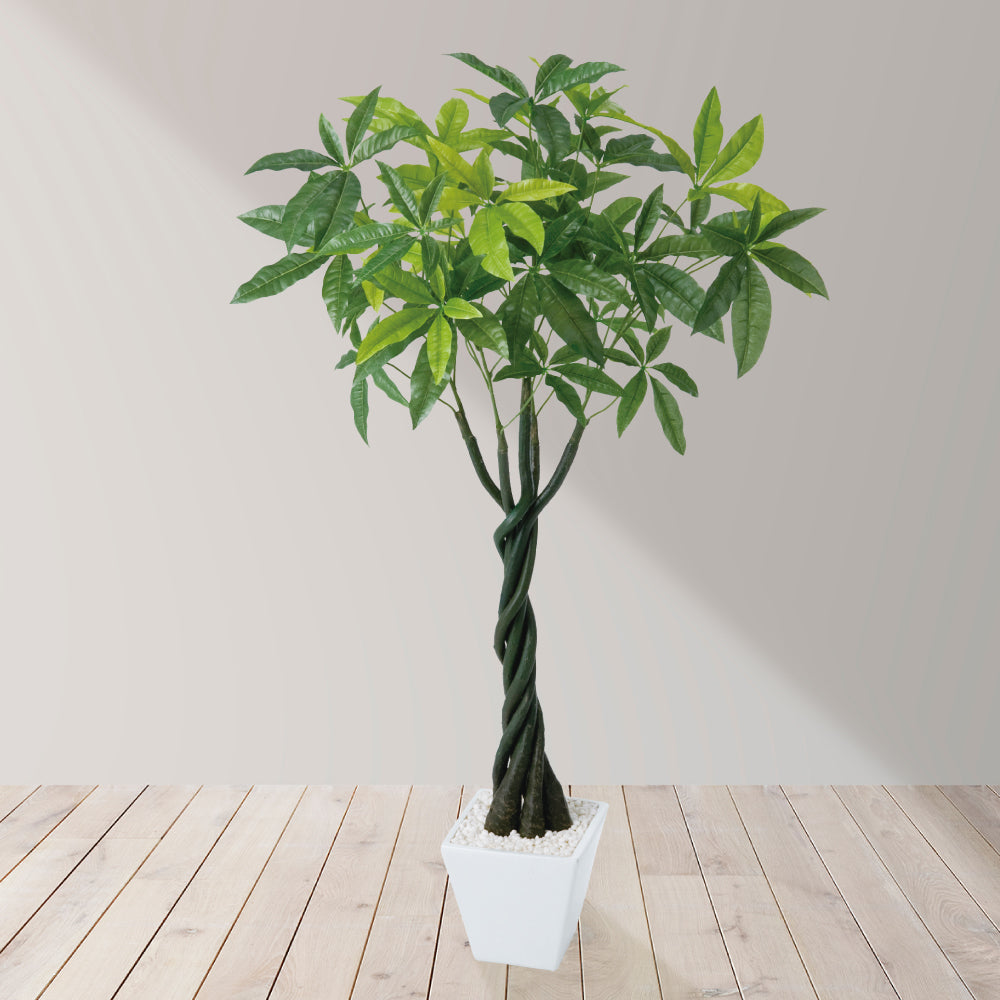 買い純正品 人工観葉植物 光触媒 パキラ 205cm 観葉植物